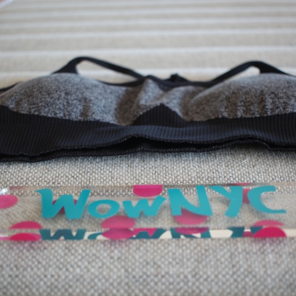 Sports Bra High Quality Black Yoga Sweat Top BLACK Sports - Picture 7 of 8